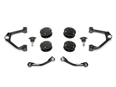 Fabtech 3-Inch Ball Joint Upper Control Arm Suspension Lift Kit with Shock Spacers (21-25 4WD Yukon, Excluding Denali)