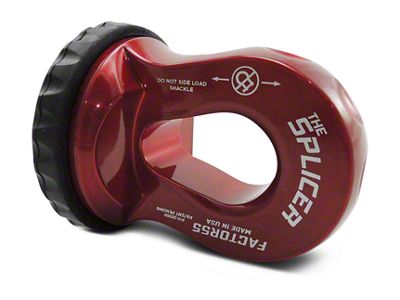 Factor 55 Splicer Shackle Mount; Red