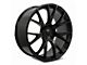 Factory Style Wheels Hellcat Style Gloss Black 5-Lug Wheel; 24x10; 25mm Offset (09-18 RAM 1500)