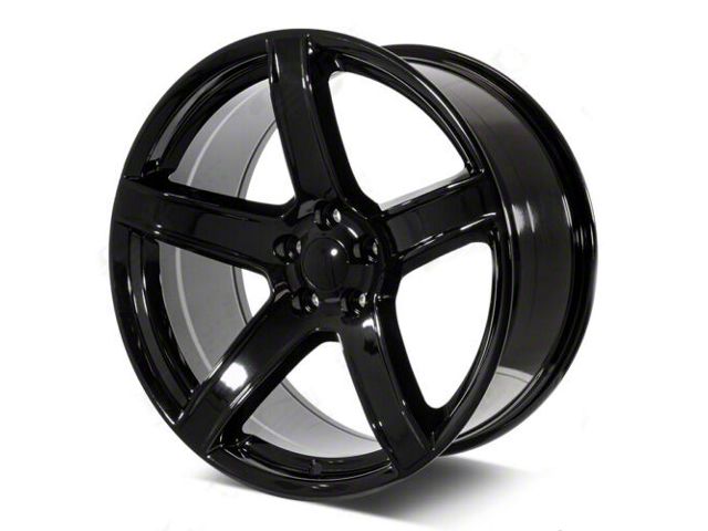 Factory Style Wheels Hellraiser HC2 Style Gloss Black 5-Lug Wheel; 24x10; 25mm Offset (09-18 RAM 1500)