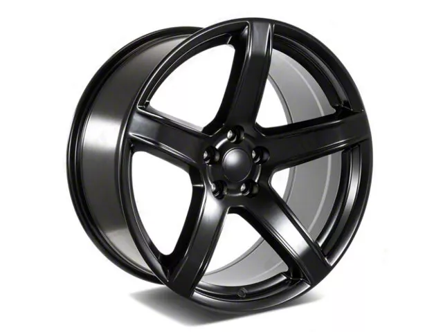 Factory Style Wheels Hellraiser HC2 Style Satin Black 5-Lug Wheel; 24x10; 25mm Offset (09-18 RAM 1500)