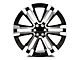 Factory Style Wheels SLT Style Gloss Black Milled 6-Lug Wheel; 24x10; 31mm Offset (14-18 Silverado 1500)