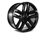 Trail Boss Style Satin Black 6-Lug Wheel; 20x9; 15mm Offset (14-18 Silverado 1500)