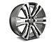 Factory Style Wheels SLT Style Gunmetal Machined 6-Lug Wheel; 22x9; 24mm Offset (15-20 Tahoe)
