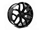 Factory Style Wheels Snowflake Style Gloss Black 6-Lug Wheel; 22x9; 24mm Offset (15-20 Tahoe)