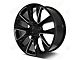 Factory Style Wheels RST Style Gloss Black Milled 6-Lug Wheel; 24x10; 31mm Offset (15-20 Yukon)