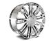 Factory Style Wheels Diamond Style Chrome 6-Lug Wheel; 24x9.5; 24mm Offset (99-06 Silverado 1500)