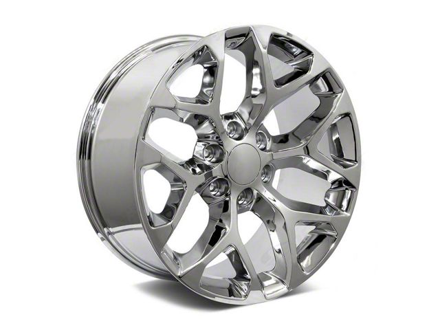 Factory Style Wheels Silverado 1500 Snowflake Style Chrome 6-Lug Wheel ...
