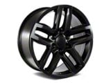Trail Boss Style Satin Black 6-Lug Wheel; 20x9; 15mm Offset (99-06 Silverado 1500)