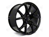Factory Style Wheels Trackhawk Style Satin Black 5-Lug Wheel; 22x10; 18mm Offset (05-11 Dakota)
