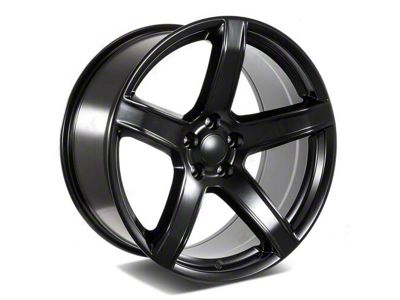 Factory Style Wheels Hellraiser HC2 Style Satin Black 5-Lug Wheel; 24x10; 25mm Offset (02-08 RAM 1500, Excluding Mega Cab)
