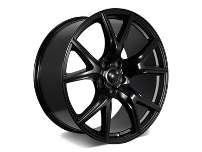 Factory Style Wheels Trackhawk Style Satin Black 5-Lug Wheel; 22x10; 18mm Offset (09-18 RAM 1500)