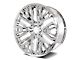 Factory Style Wheels SLE Style Chrome 6-Lug Wheel; 20x9; 24mm Offset (19-24 Silverado 1500)