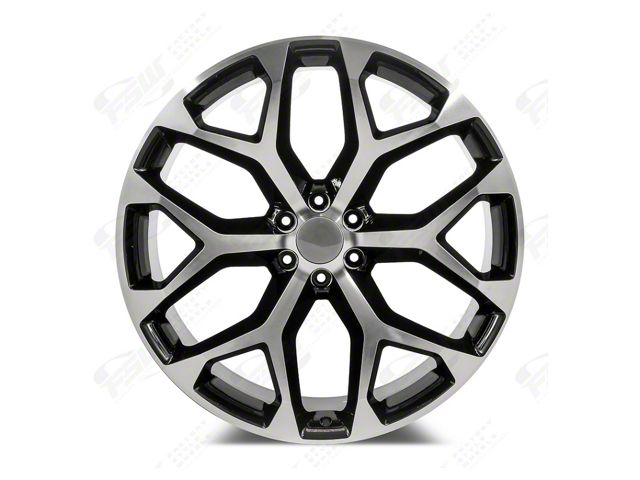 Factory Style Wheels Silverado 1500 Snowflake Style Gloss Black ...