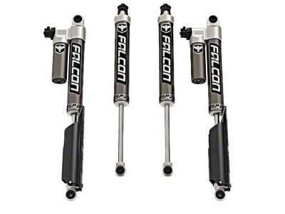 Falcon Shocks 0 to 2-Inch e-Tow/Haul Shock Leveling System (17-24 4WD F-250 Super Duty)