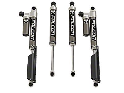 Falcon Shocks 0 to 2-Inch e-Tow/Haul Shock Leveling System (17-25 4WD F-250 Super Duty)