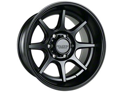 Falcon Wheels T8 Series Full Matte Black 6-Lug Wheel; 17x9; -38mm Offset (07-13 Silverado 1500)