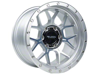 Falcon Wheels TX Titan Series Silver Machined Face 6-Lug Wheel; 17x9; -12mm Offset (14-18 Silverado 1500)