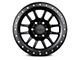 Falcon Wheels T7 Series Matte Black with Matte Black Ring 6-Lug Wheel; 17x9; 0mm Offset (15-20 Tahoe)