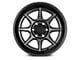 Falcon Wheels T8 Series Full Matte Black 6-Lug Wheel; 17x9; -38mm Offset (15-20 Tahoe)