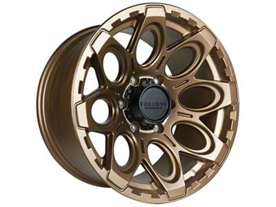 Falcon Wheels T6 Series Full Matte Bronze 6-Lug Wheel; 17x9; -12mm Offset (24-25 Ranger)
