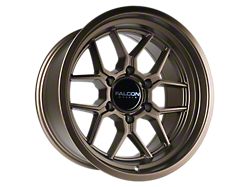 Falcon Wheels TX1 Apollo Series Full Matte Bronze 6-Lug Wheel; 17x9; -12mm Offset (99-06 Sierra 1500)