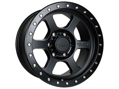 Falcon Wheels T1 Series Full Matte Black 6-Lug Wheel; 17x9; 0mm Offset (19-23 Ranger)