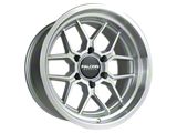 Falcon Wheels TX1 Apollo Series Full Silver with Machined Face 6-Lug Wheel; 17x9; -38mm Offset (19-26 Sierra 1500)