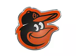 Baltimore Orioles Embossed Emblem; Orange (Universal; Some Adaptation May Be Required)