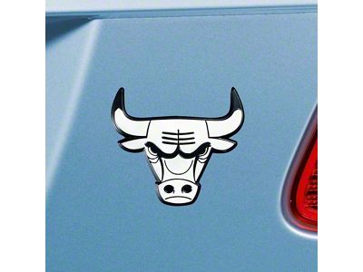 Chicago Bulls Emblem; Chrome (Universal; Some Adaptation May Be Required)