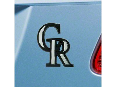 Colorado Rockies Emblem; Chrome (Universal; Some Adaptation May Be Required)