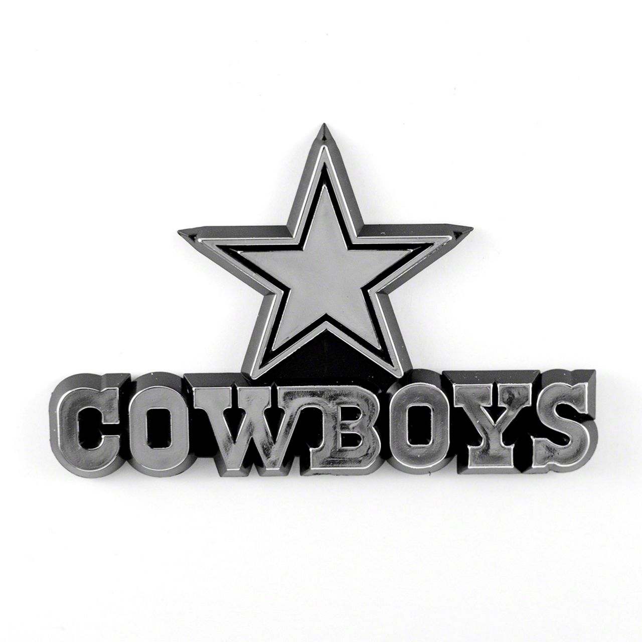 F-150 Dallas Cowboys Molded Emblem; Chrome (Universal; Some Adaptation May  Be Required) - Free Shipping, image size:1280x1280