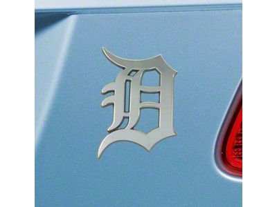 Detroit Tigers Emblem; Chrome (Universal; Some Adaptation May Be Required)