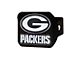 Hitch Cover with Green Bay Packers Logo; Black (Universal; Some Adaptation May Be Required)