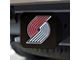 Hitch Cover with Portland Trail Blazers Logo; Red (Universal; Some Adaptation May Be Required)