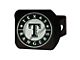 Hitch Cover with Texas Rangers Logo; Black (Universal; Some Adaptation May Be Required)