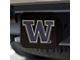 Hitch Cover with University of Washington Logo; Purple (Universal; Some Adaptation May Be Required)