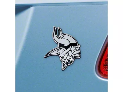 Minnesota Vikings Emblem; Chrome (Universal; Some Adaptation May Be Required)