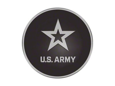 U.S. Army Emblem; Chrome (Universal; Some Adaptation May Be Required)