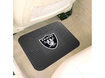Utility Mat with Las Vegas Raiders Logo; Black (Universal; Some Adaptation May Be Required)