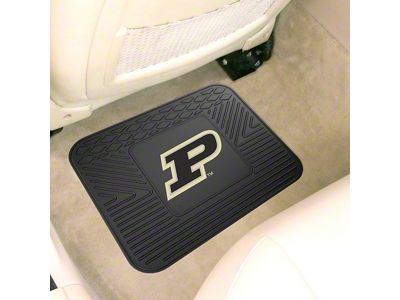 Utility Mat with Purdue University Logo; Black (Universal; Some Adaptation May Be Required)