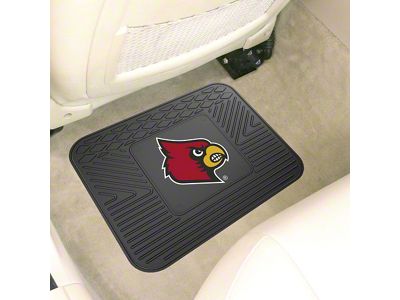 Utility Mat with University of Louisville Logo; Black (Universal; Some Adaptation May Be Required)