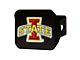 Hitch Cover with Iowa State University Logo; Red (Universal; Some Adaptation May Be Required)