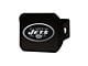 Hitch Cover with New York Jets Logo; Black (Universal; Some Adaptation May Be Required)