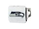 Hitch Cover with Seattle Seahawks Logo; Blue (Universal; Some Adaptation May Be Required)