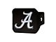 Hitch Cover with University of Alabama Logo; Red (Universal; Some Adaptation May Be Required)