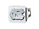 Hitch Cover with University of North Carolina Logo; Chrome (Universal; Some Adaptation May Be Required)