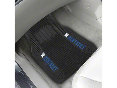 Molded Front Floor Mats with University of Kentucky Logo (Universal; Some Adaptation May Be Required)