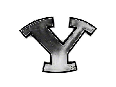 BYU Molded Emblem; Chrome (Universal; Some Adaptation May Be Required)