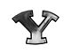 BYU Molded Emblem; Chrome (Universal; Some Adaptation May Be Required)